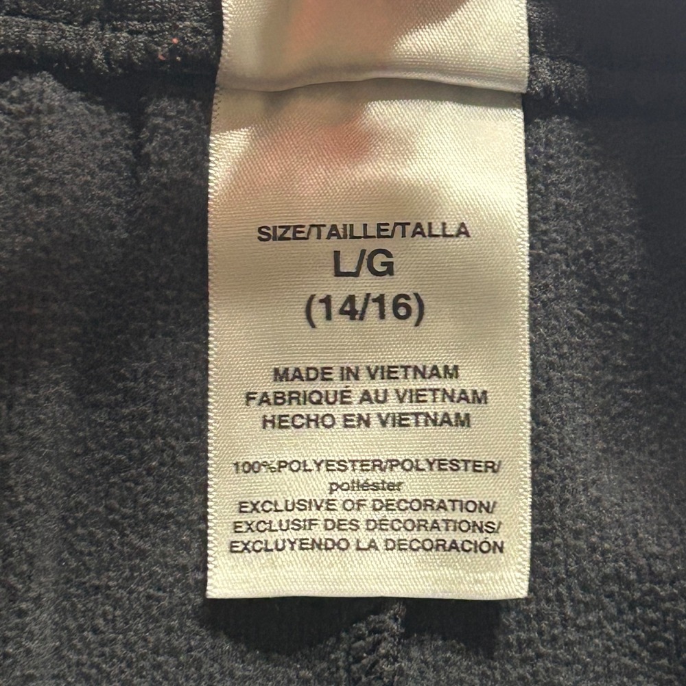 Adidas Mens Gray Heathered 3-Stripe Fleece Lined Athletic Sweatpants Sz L 14/16 - Picture 8 of 8